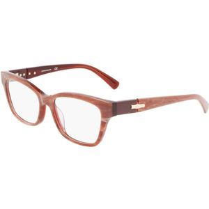 New Longchamp LO-2697 604 Red Marble Eyeglasses 53/16/140